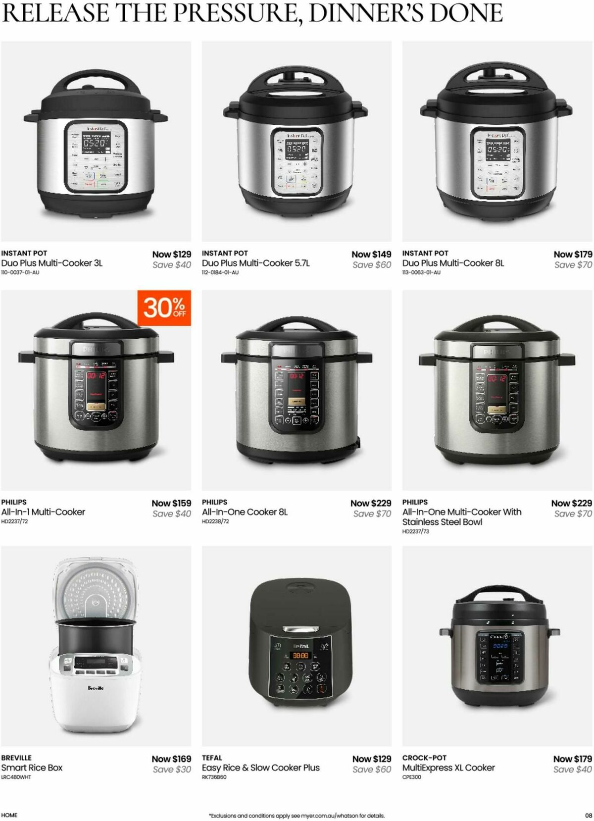 Myer Catalogues from 6 May