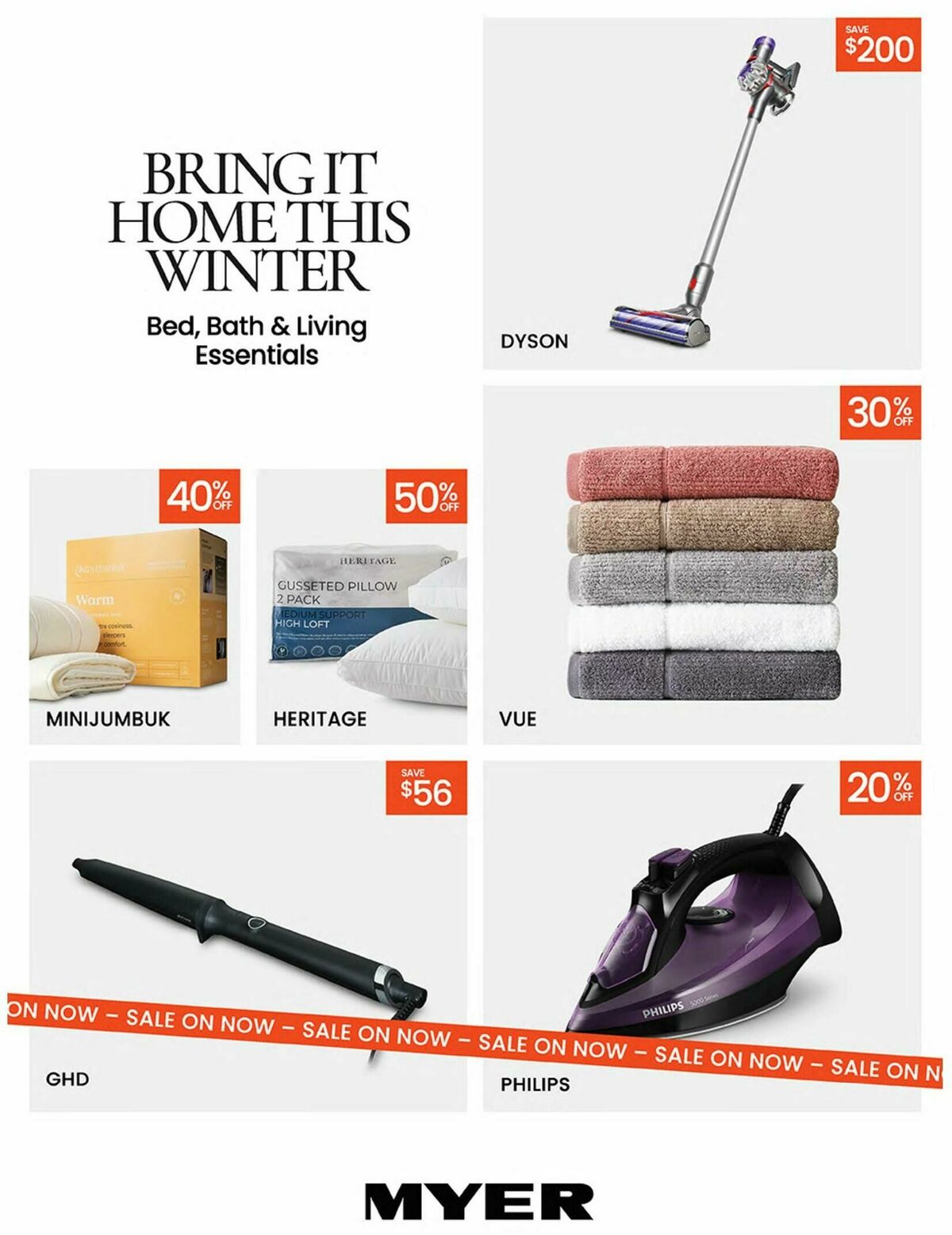 Myer Winter Home Essentials Catalogues from 6 May