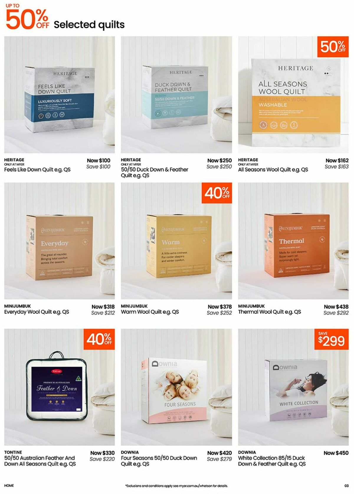 Myer Winter Home Essentials Catalogues from 6 May