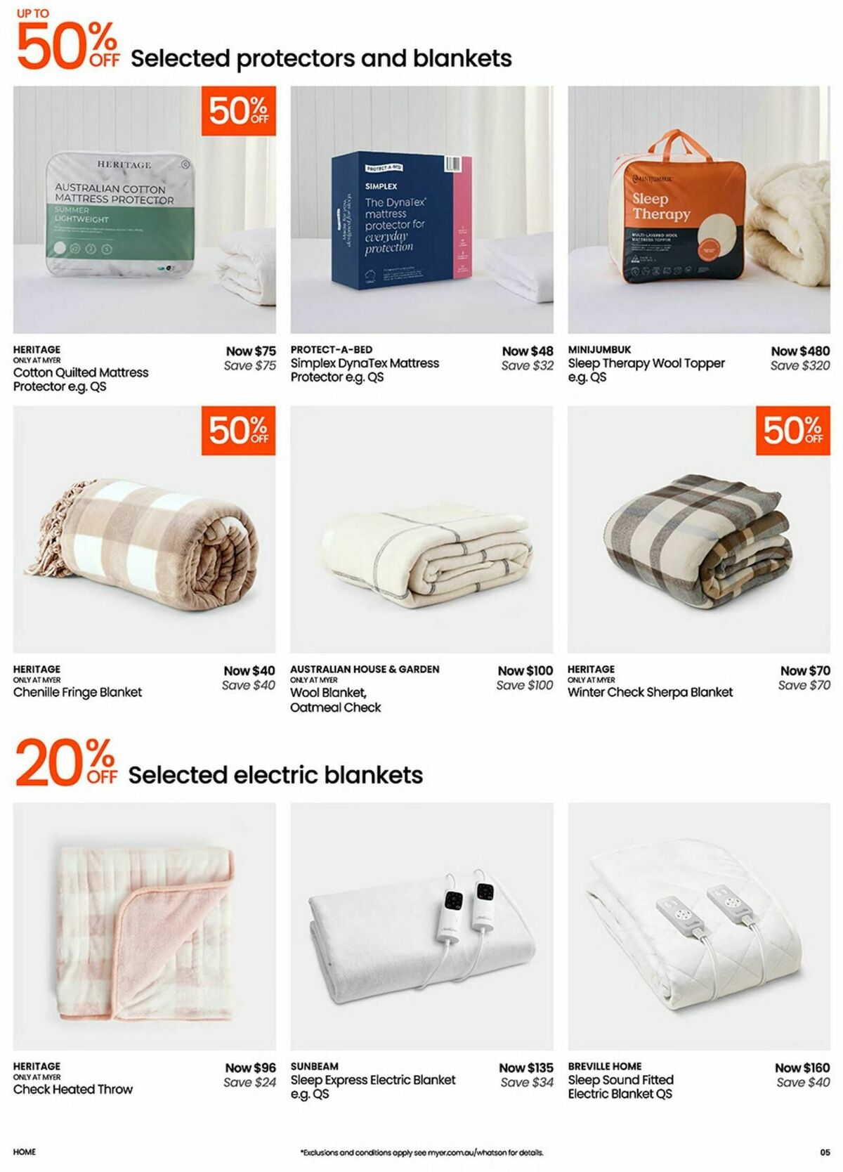 Myer Winter Home Essentials Catalogues from 6 May