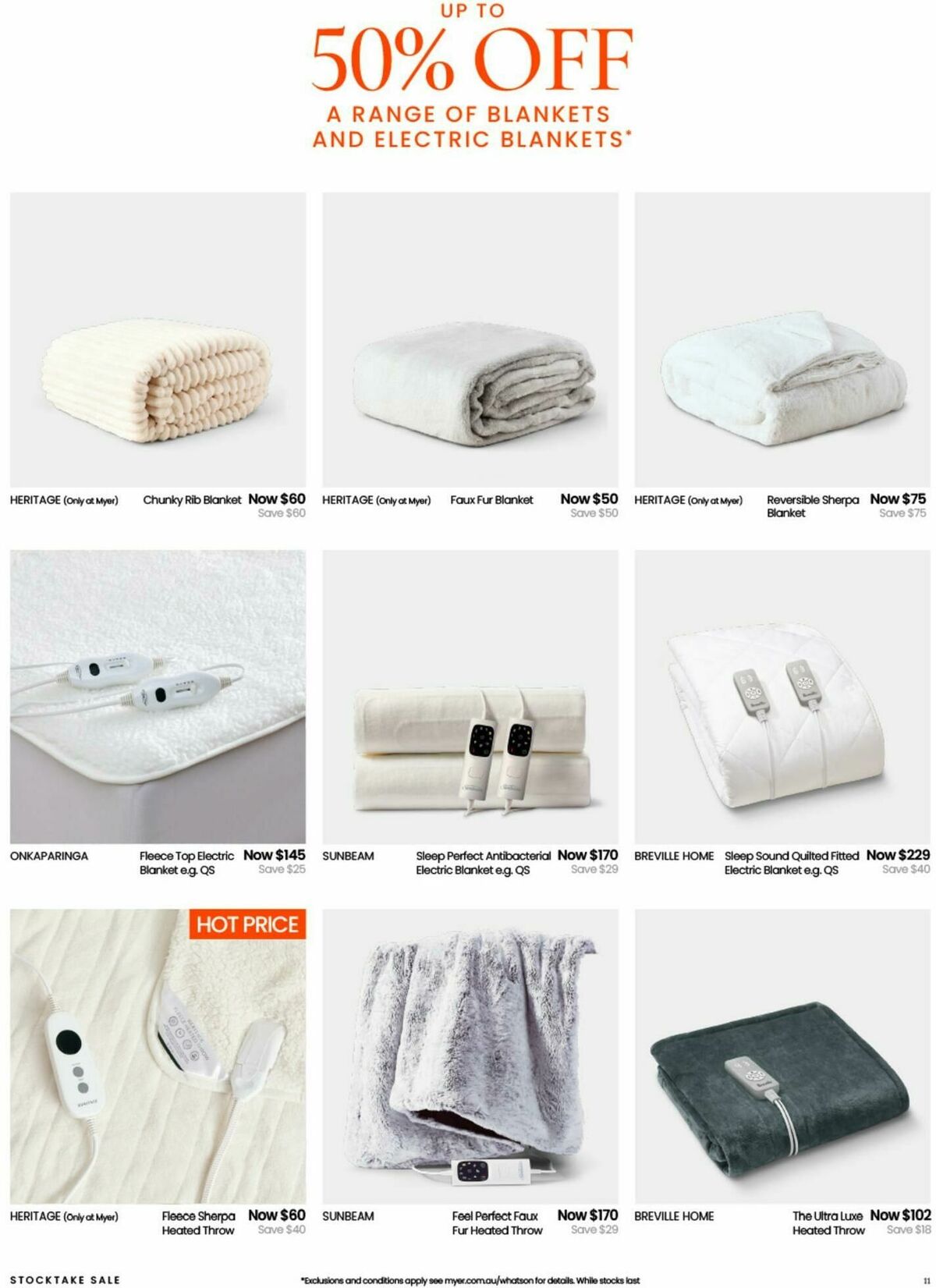 Myer Stocktake Sale - Hardgoods Catalogues from 27 May