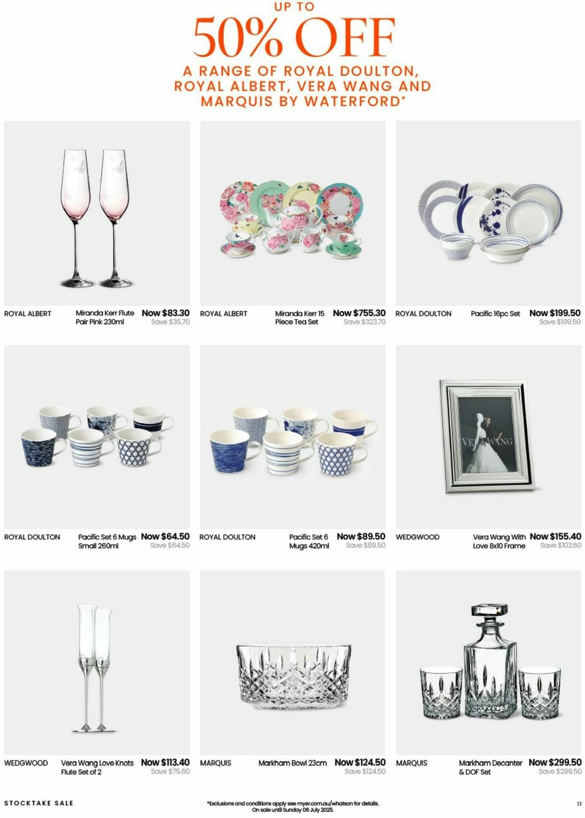 Myer Stocktake Sale - Hardgoods Catalogues from 27 May