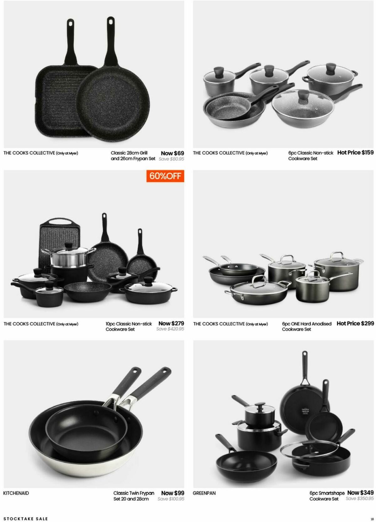 Myer Stocktake Sale - Hardgoods Catalogues from 27 May