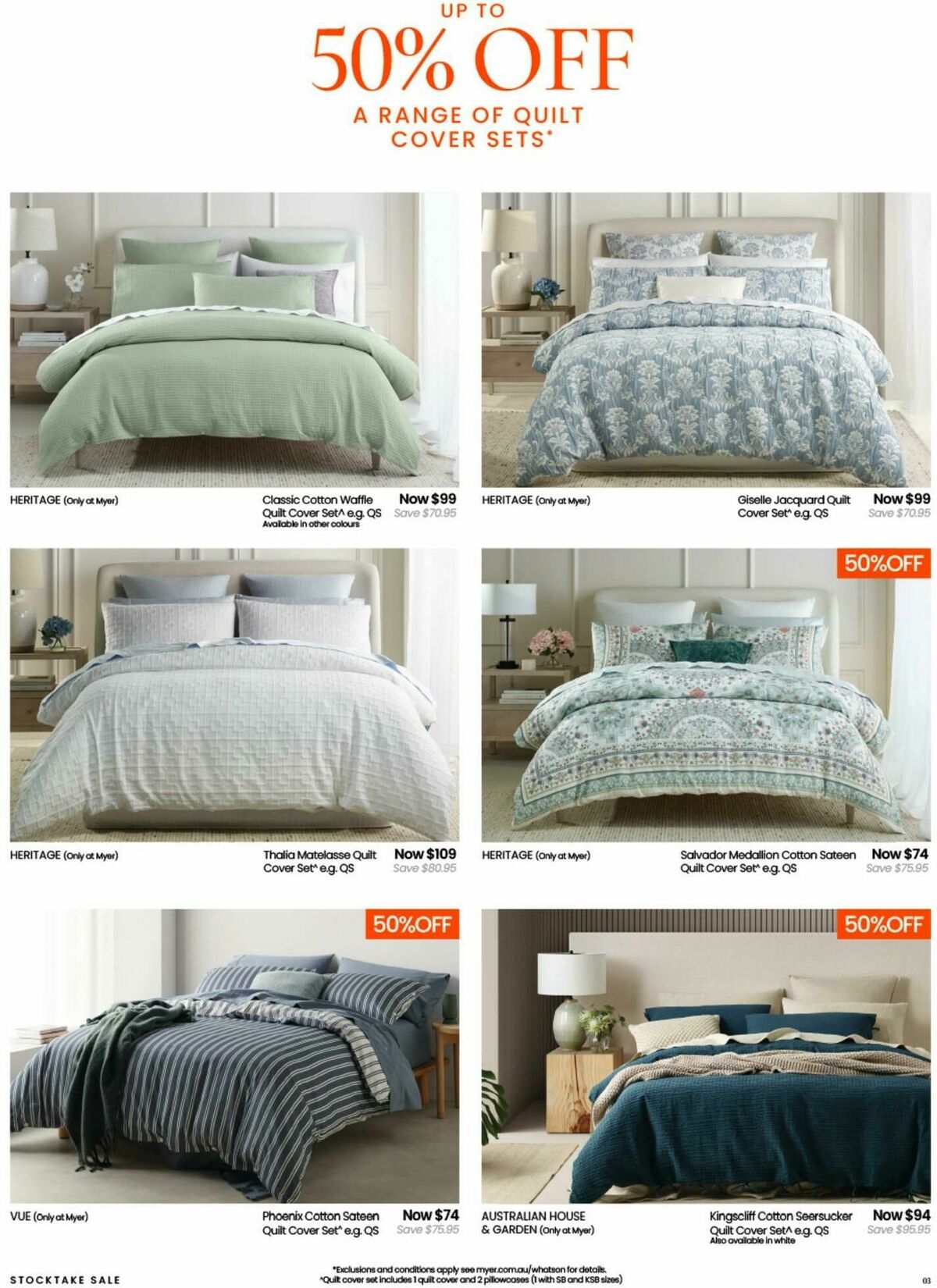 Myer Stocktake Sale - Hardgoods Catalogues from 27 May