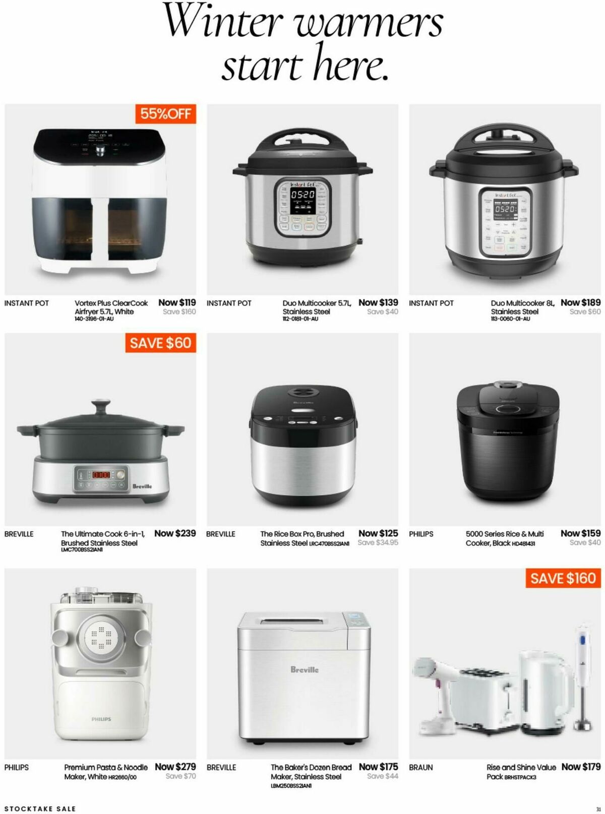 Myer Stocktake Sale - Hardgoods Catalogues from 27 May