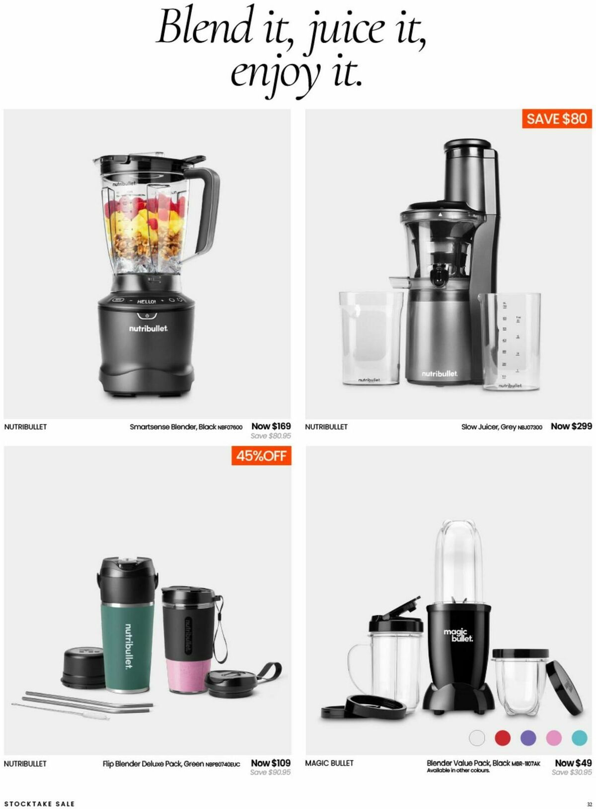 Myer Stocktake Sale - Hardgoods Catalogues from 27 May