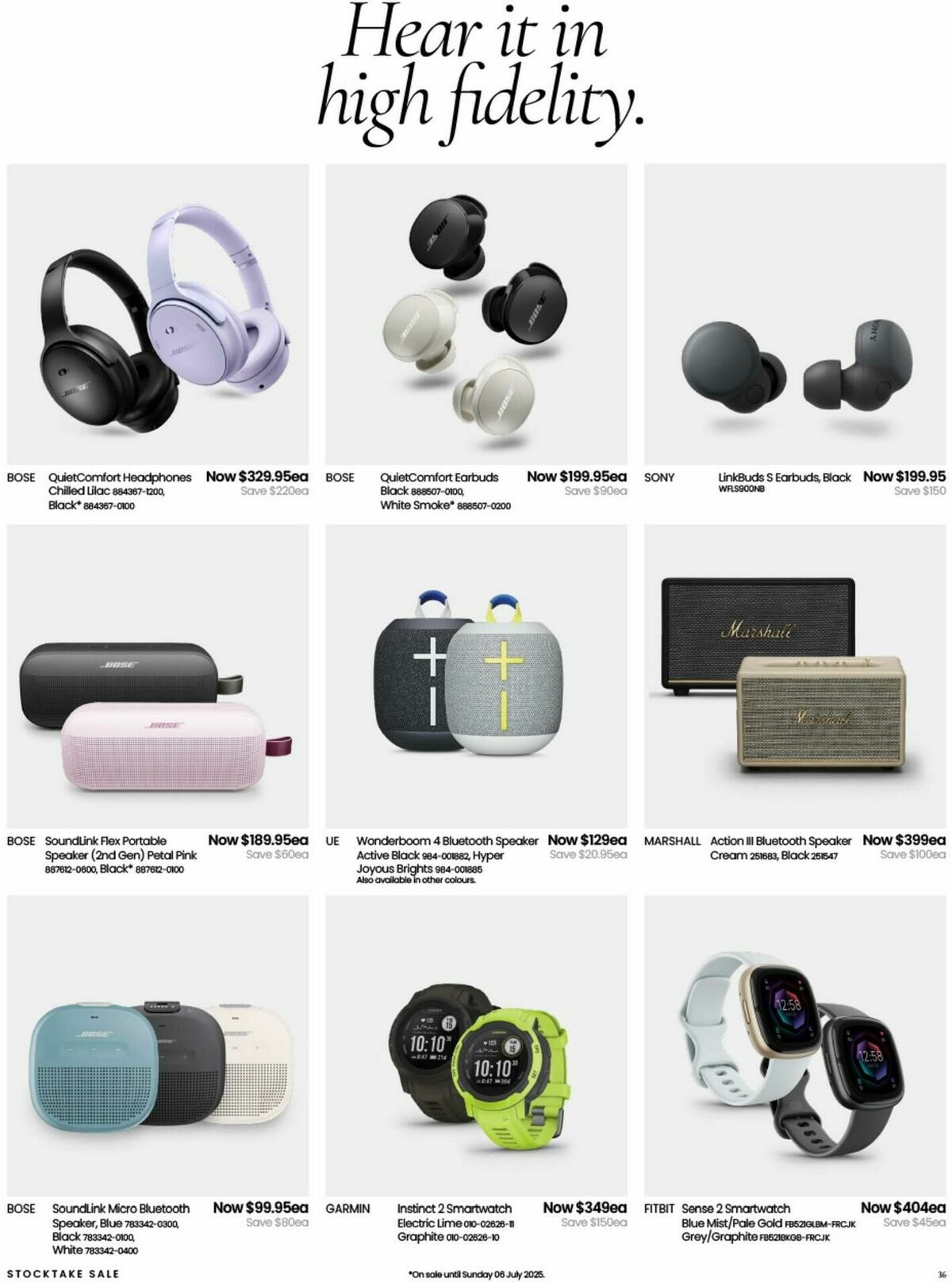 Myer Stocktake Sale - Hardgoods Catalogues from 27 May