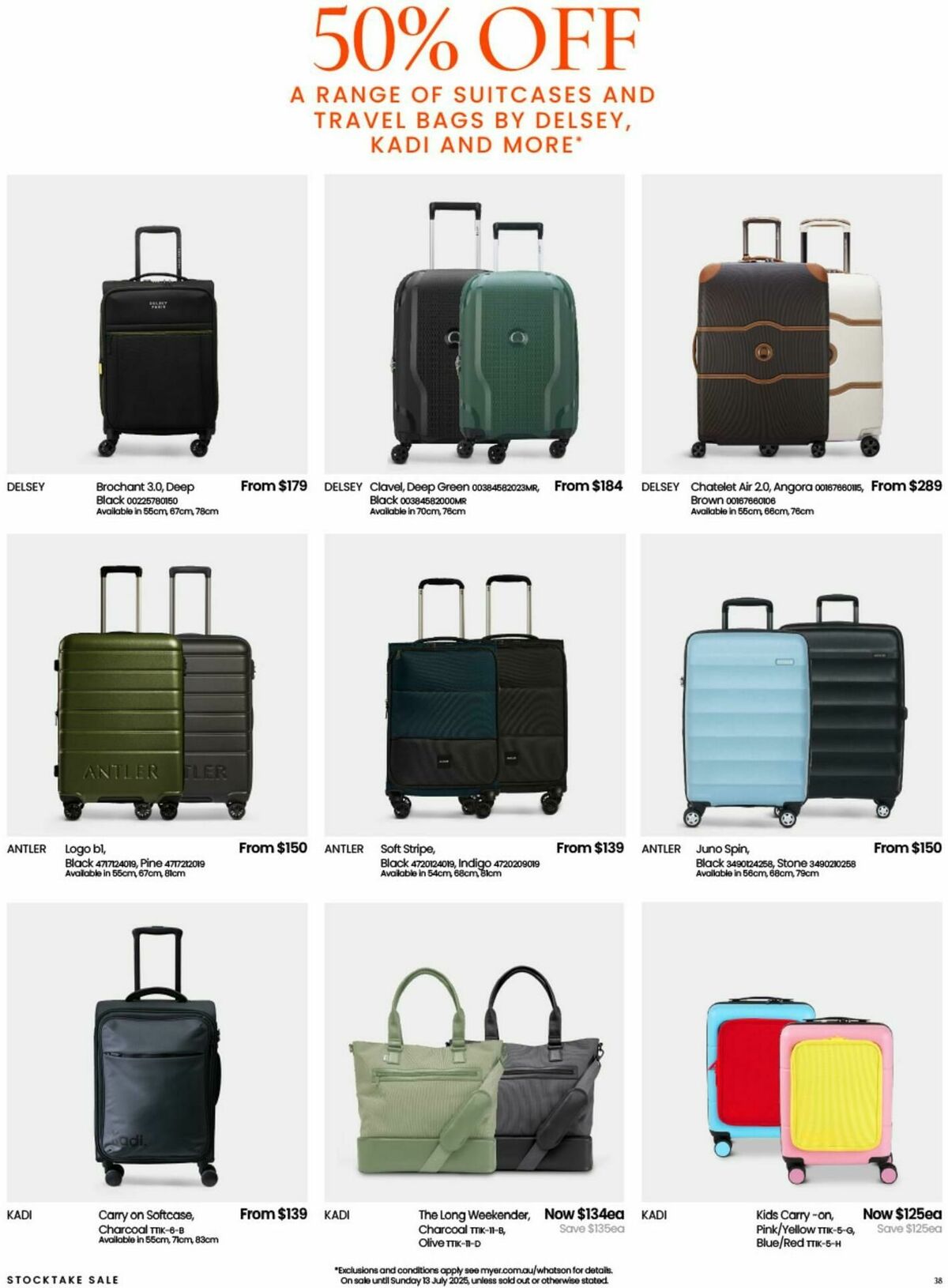 Myer Stocktake Sale - Hardgoods Catalogues from 27 May