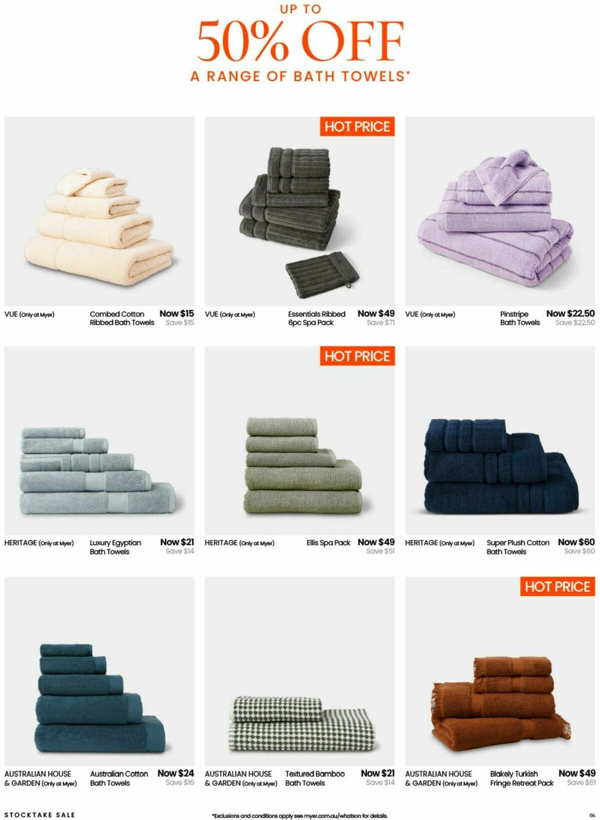 Myer Stocktake Sale - Hardgoods Catalogues from 27 May