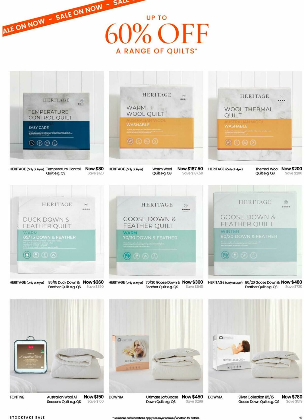 Myer Stocktake Sale - Hardgoods Catalogues from 27 May