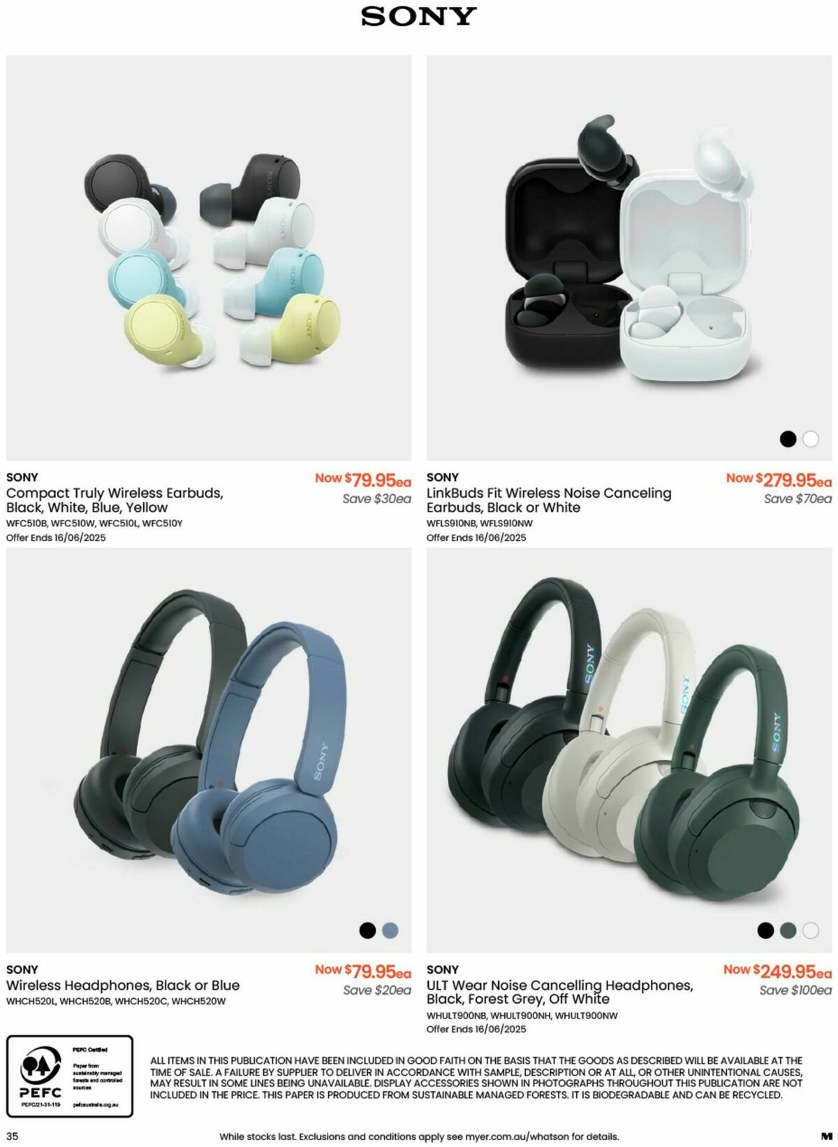 Myer Catalogues from 29 May