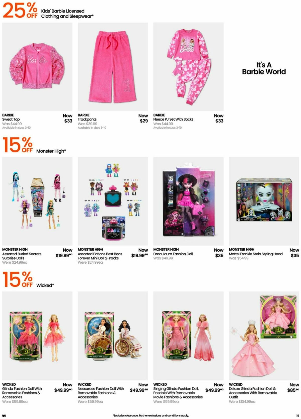 Myer Toy Sale Catalogues from 17 June