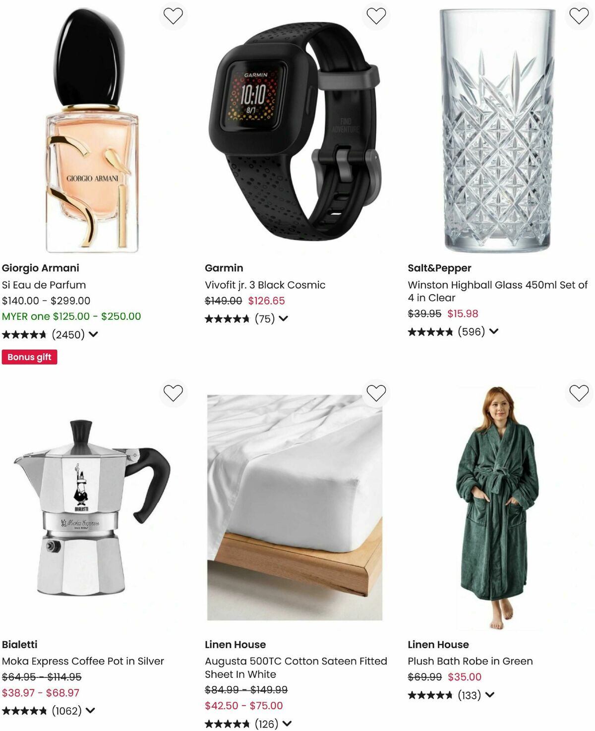 Myer Catalogues from 21 July