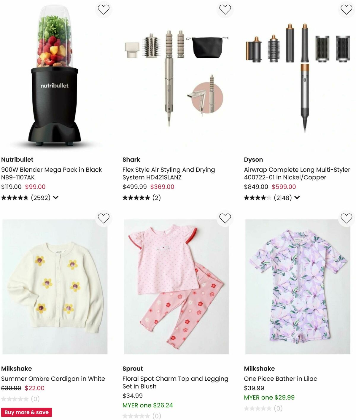 Myer Catalogues from 21 July