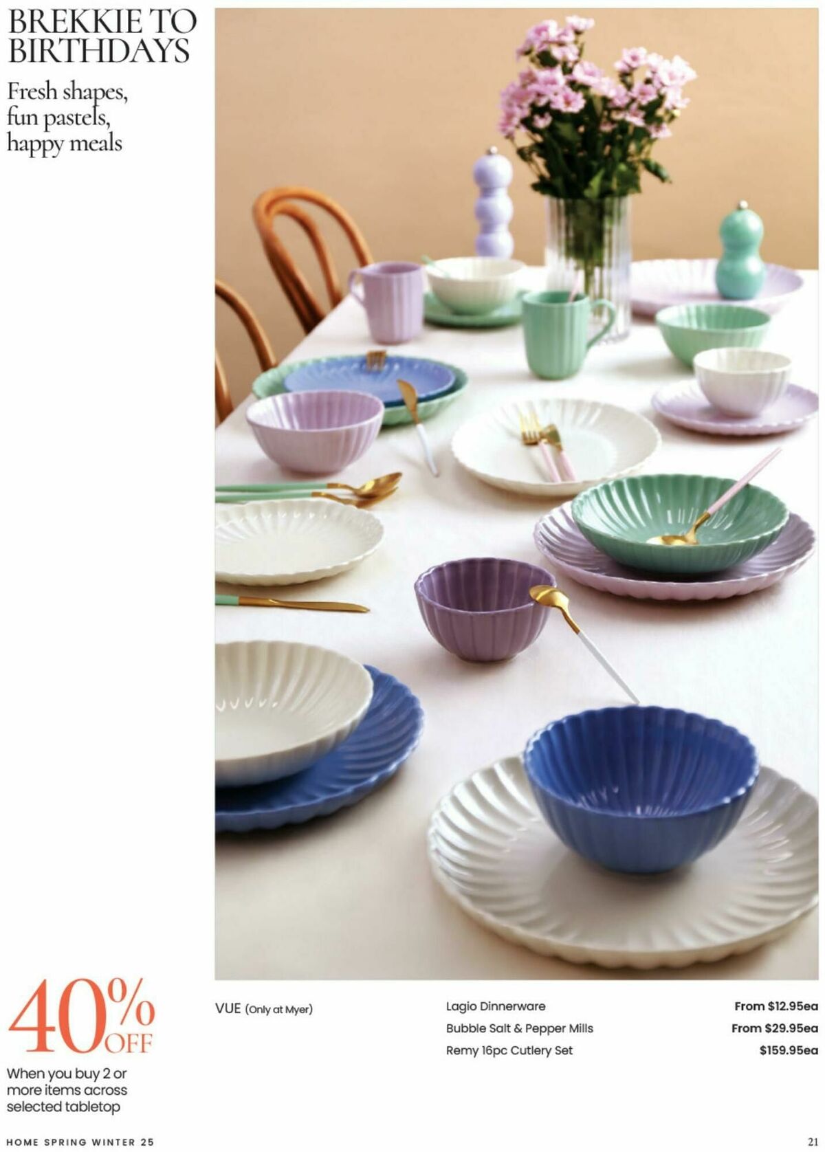 Myer Catalogues from 5 August