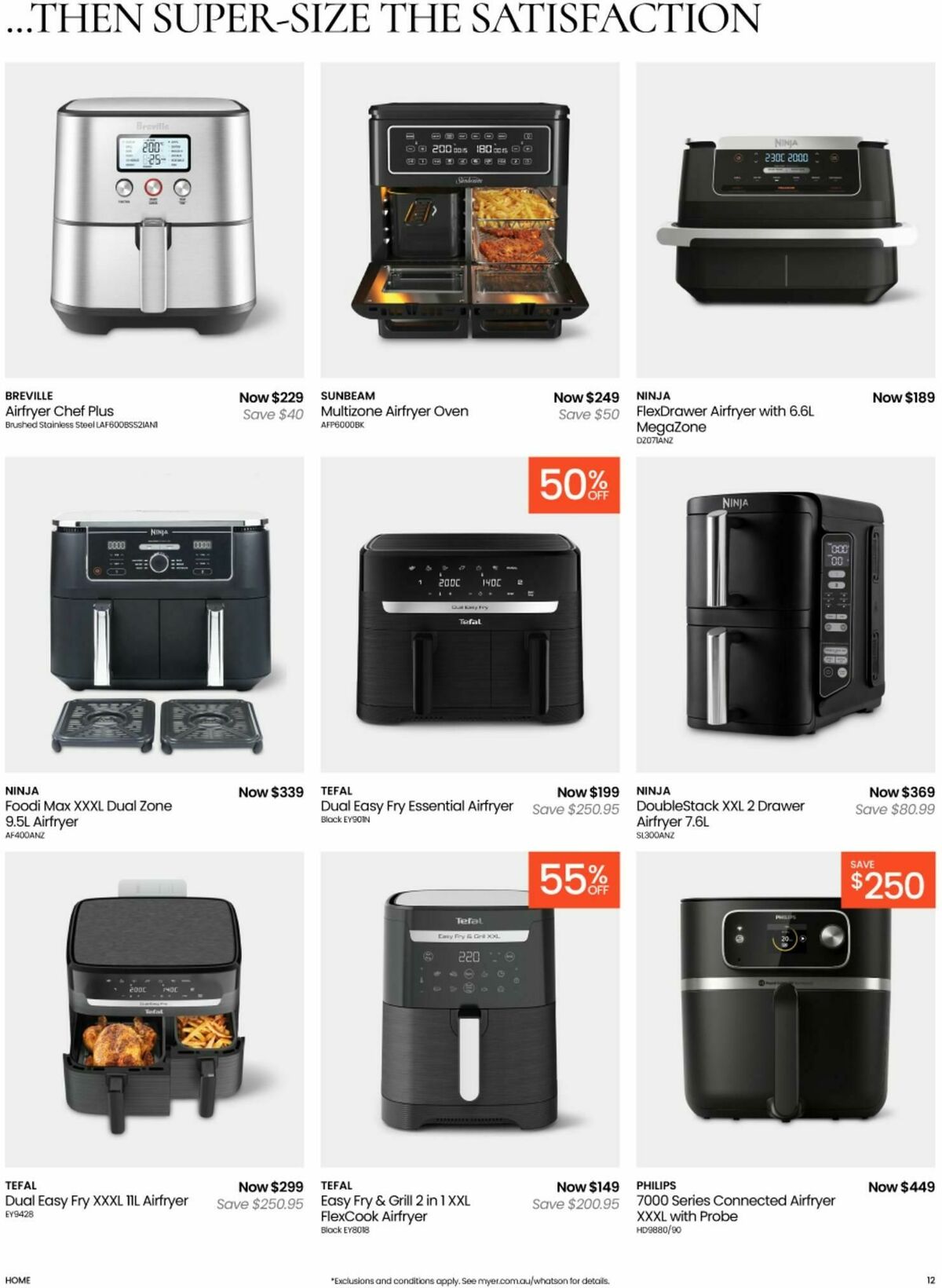 Myer Catalogues from 12 August