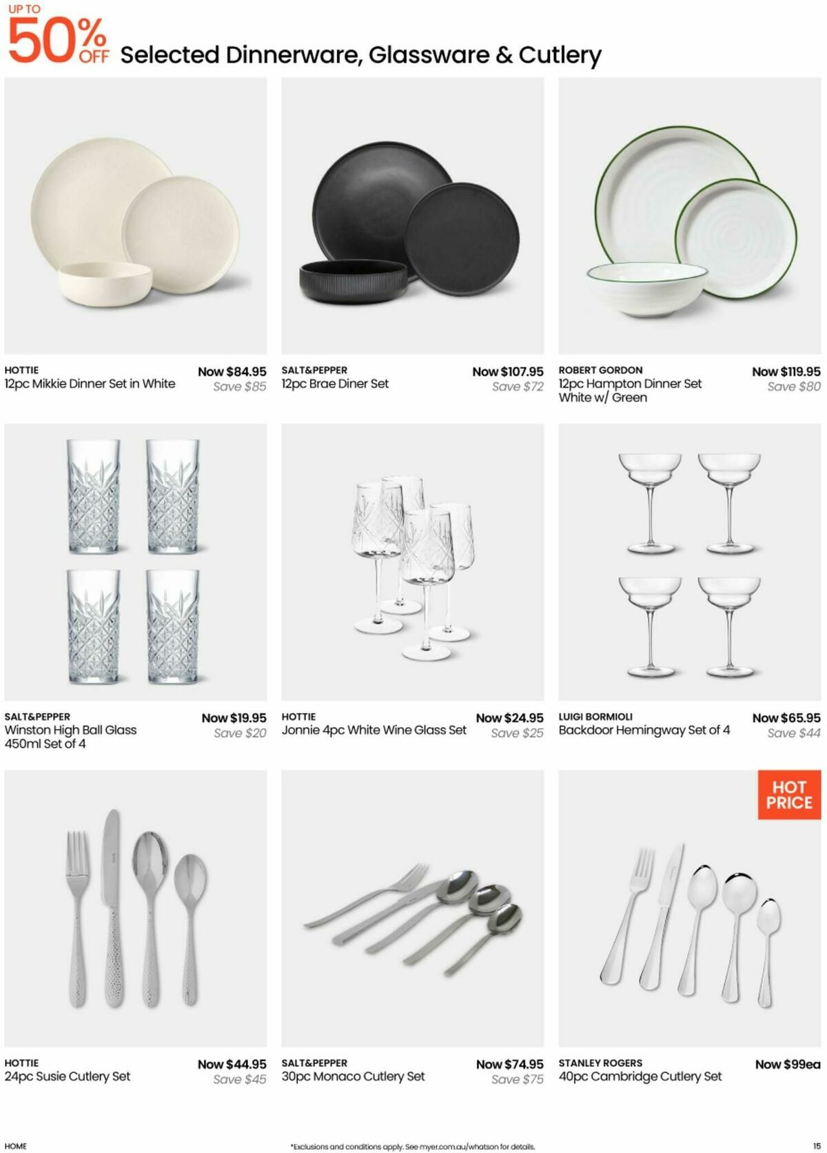 Myer Catalogues from 12 August