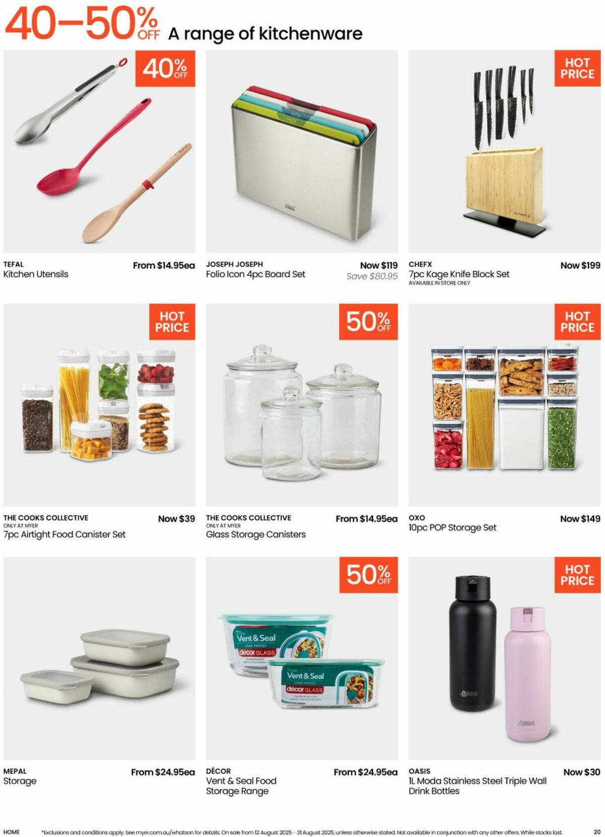 Myer Catalogues from 12 August