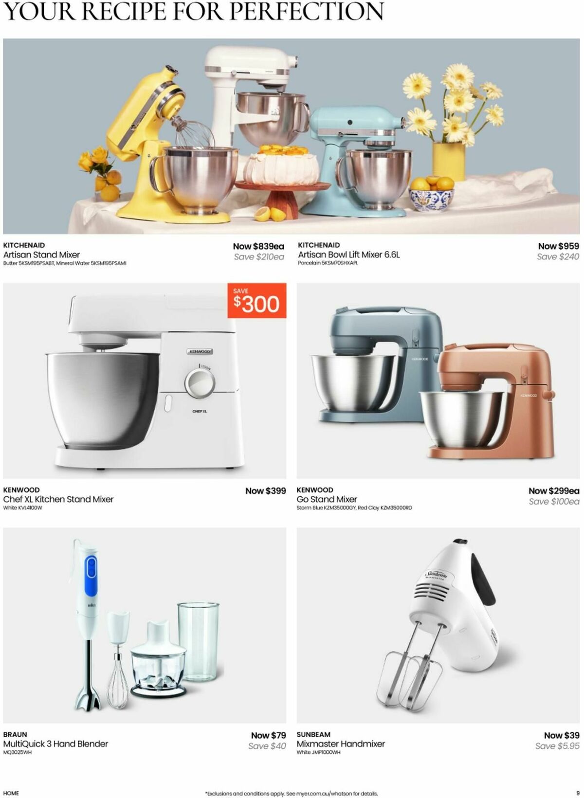 Myer Catalogues from 12 August