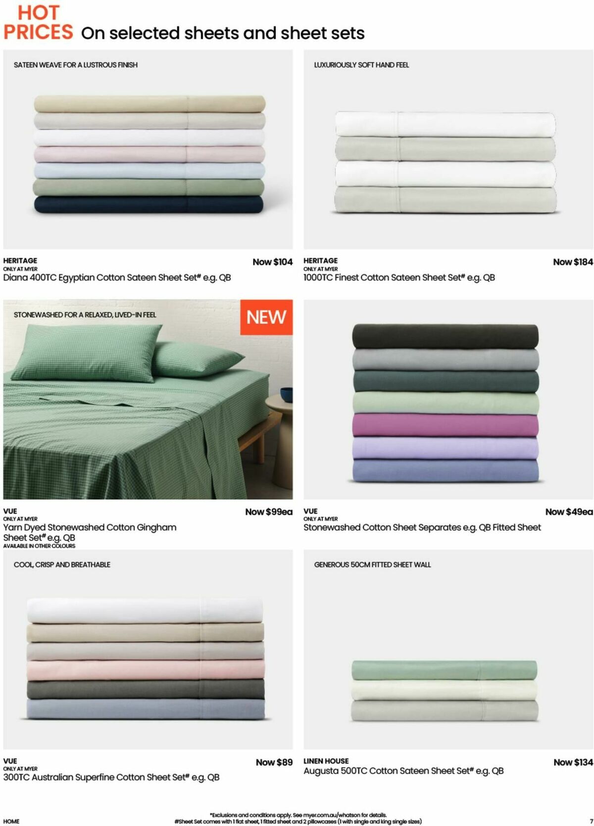 Myer Bed, Bath & Living Home Essentials Catalogues from 12 August