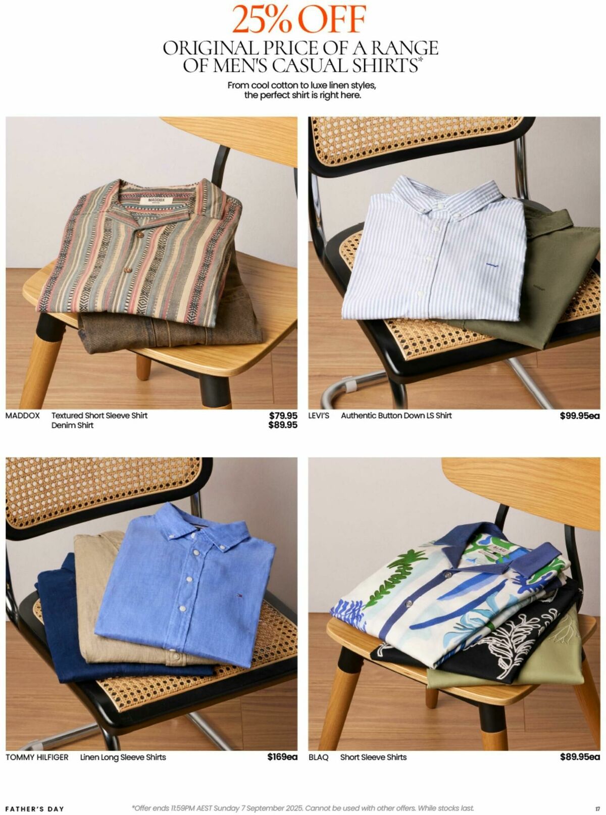 Myer Spoil Dad in Style Catalogues from 20 August