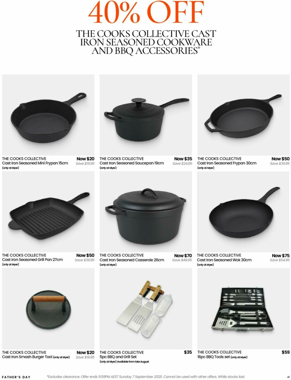 Myer Spoil Dad in Style Catalogues from 20 August