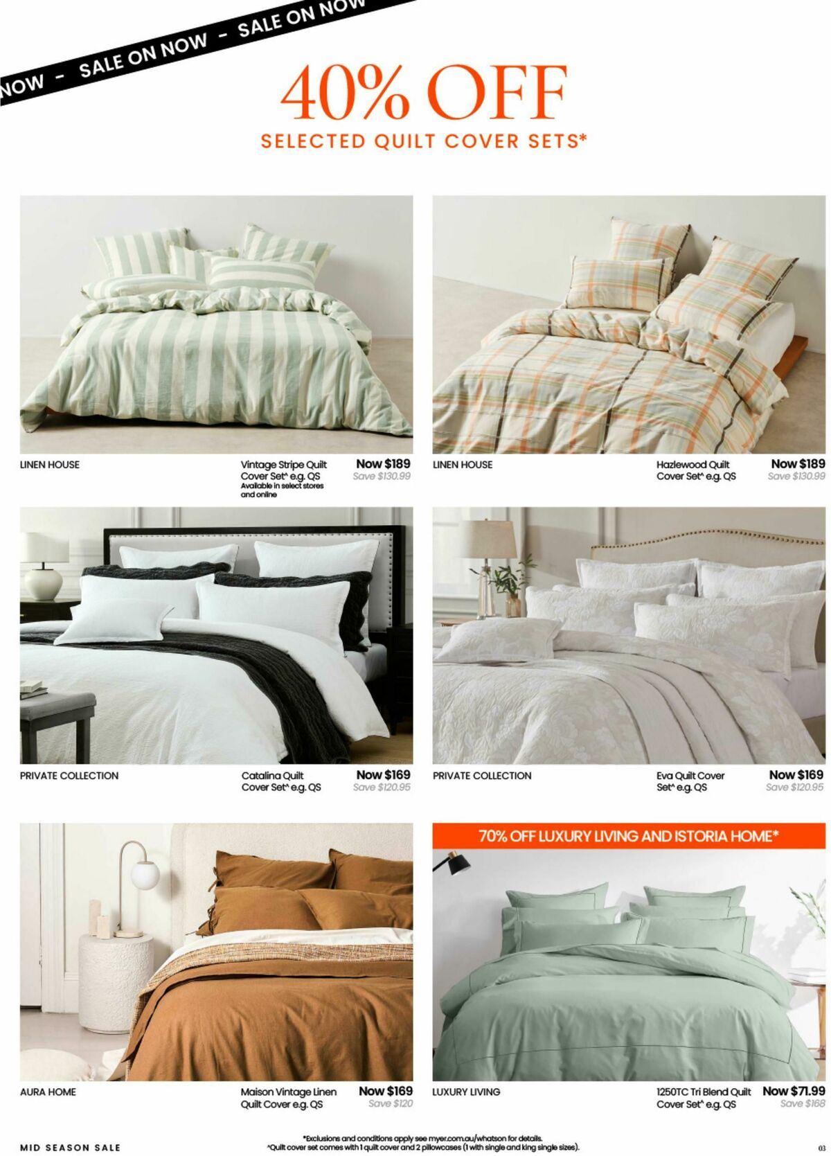 Myer Catalogues from 10 September