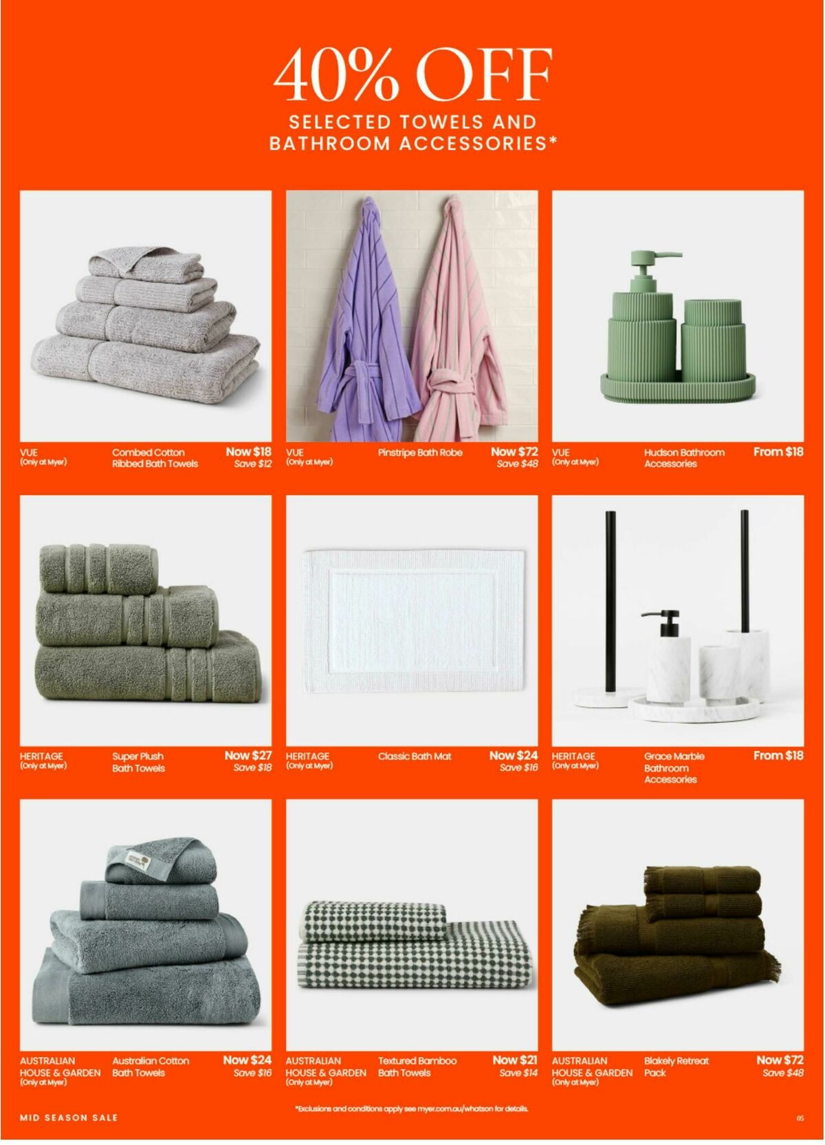 Myer Catalogues from 10 September