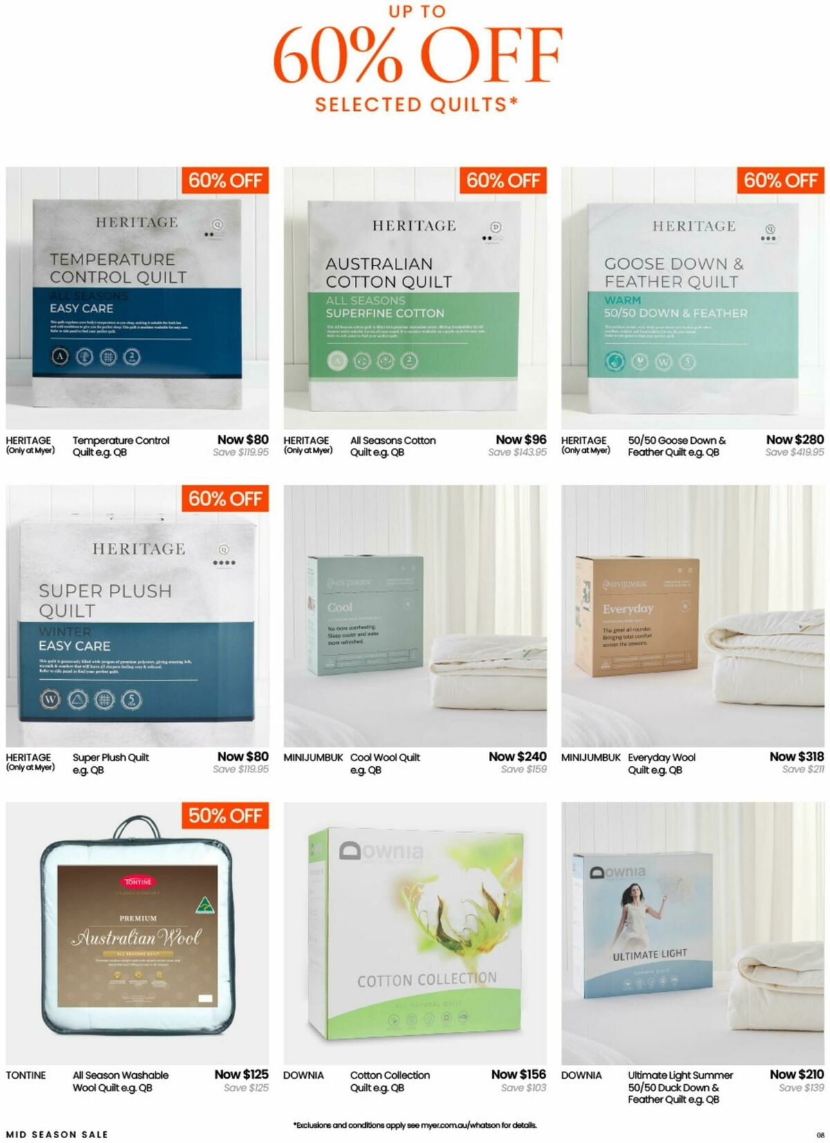 Myer Catalogues from 10 September