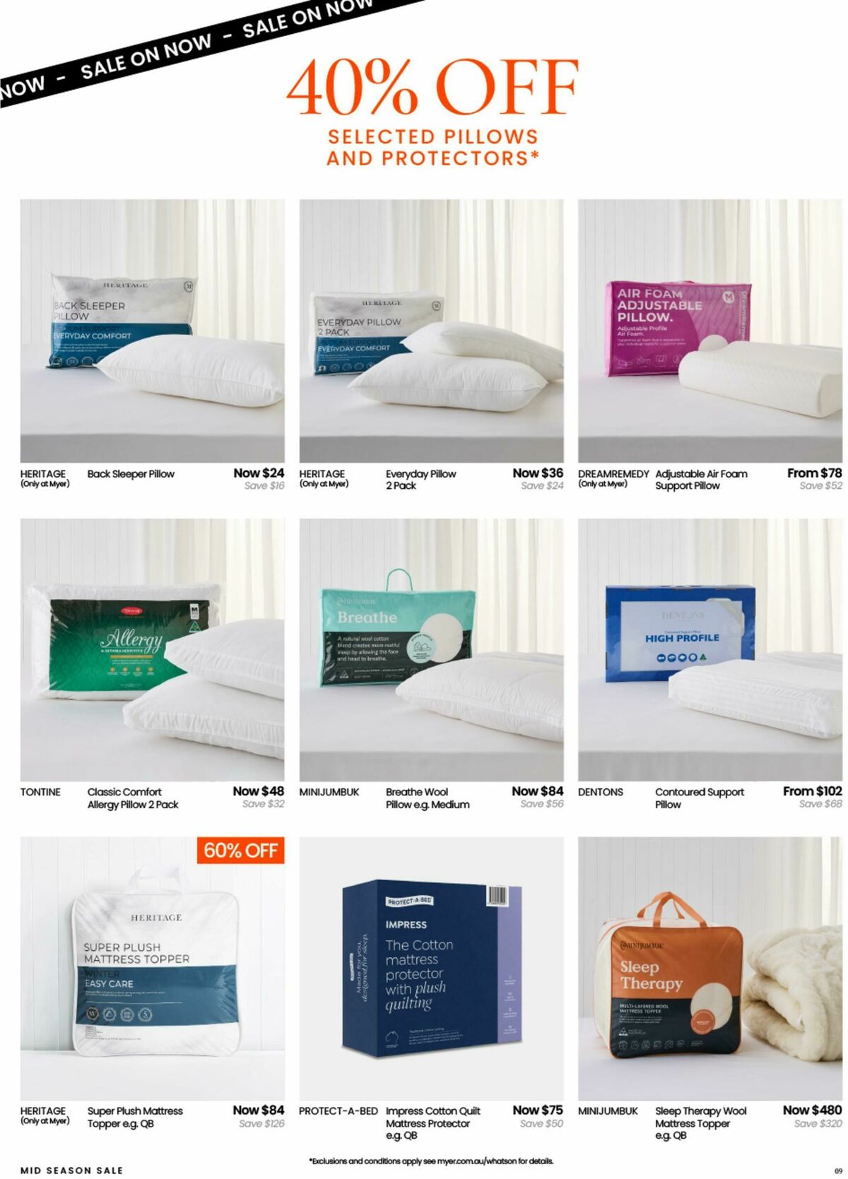 Myer Catalogues from 10 September