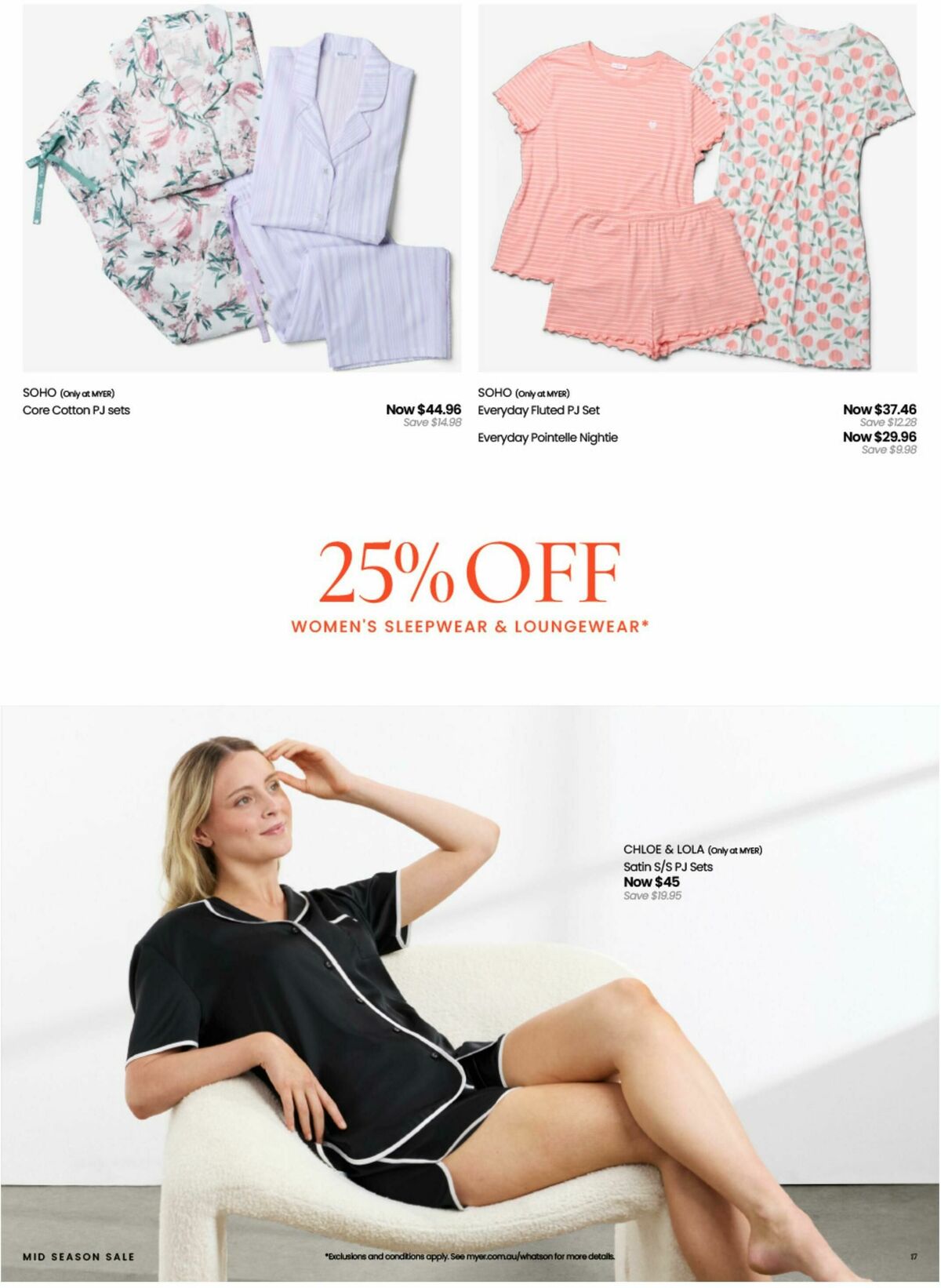 Myer Mid Season Sale Catalogues from 10 September