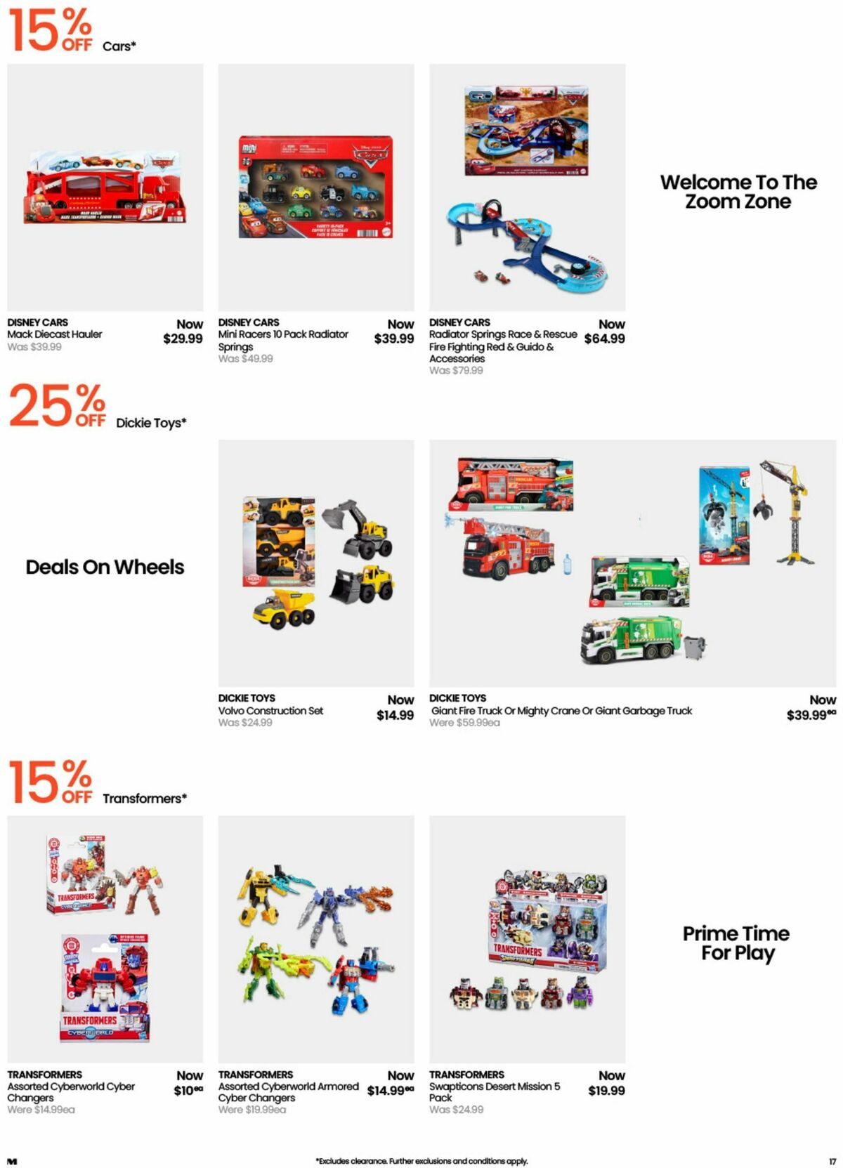 Myer Toy Sale Catalogues from 15 September