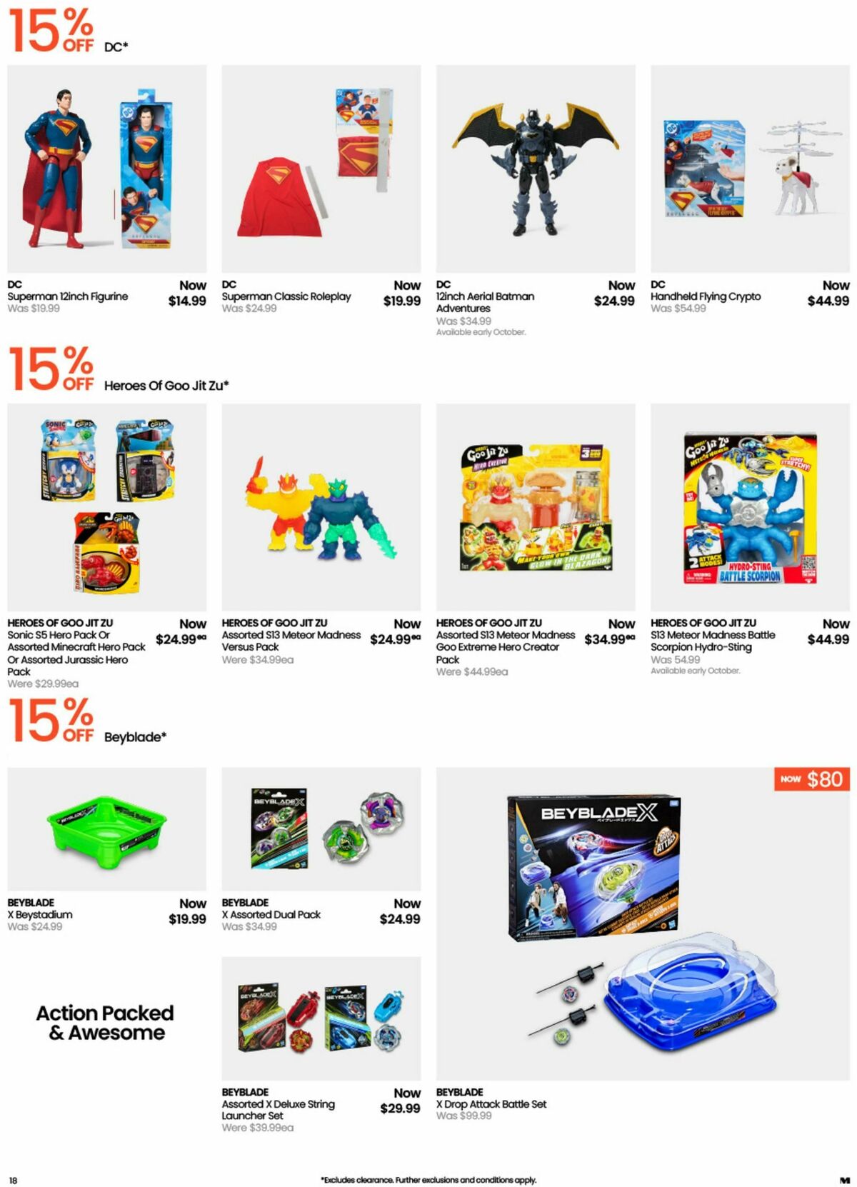 Myer Toy Sale Catalogues from 15 September