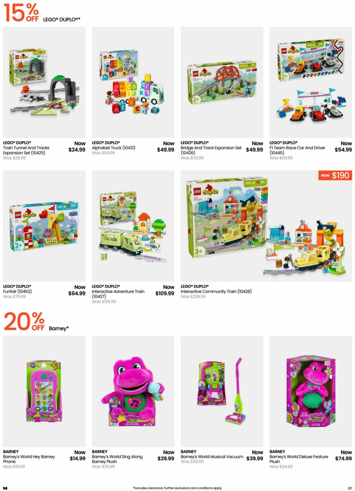 Myer Toy Sale Catalogues from 15 September