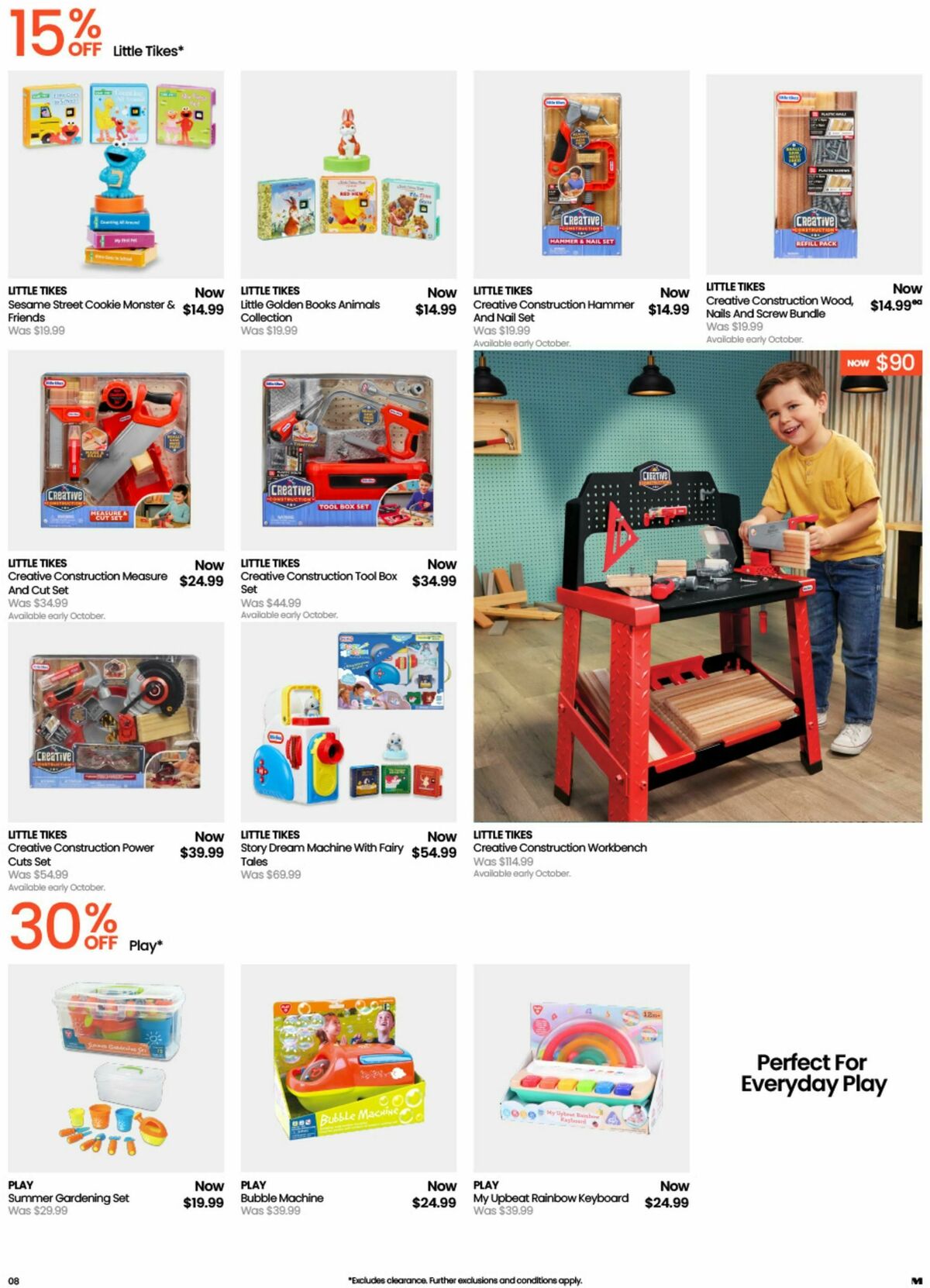 Myer Toy Sale Catalogues from 15 September