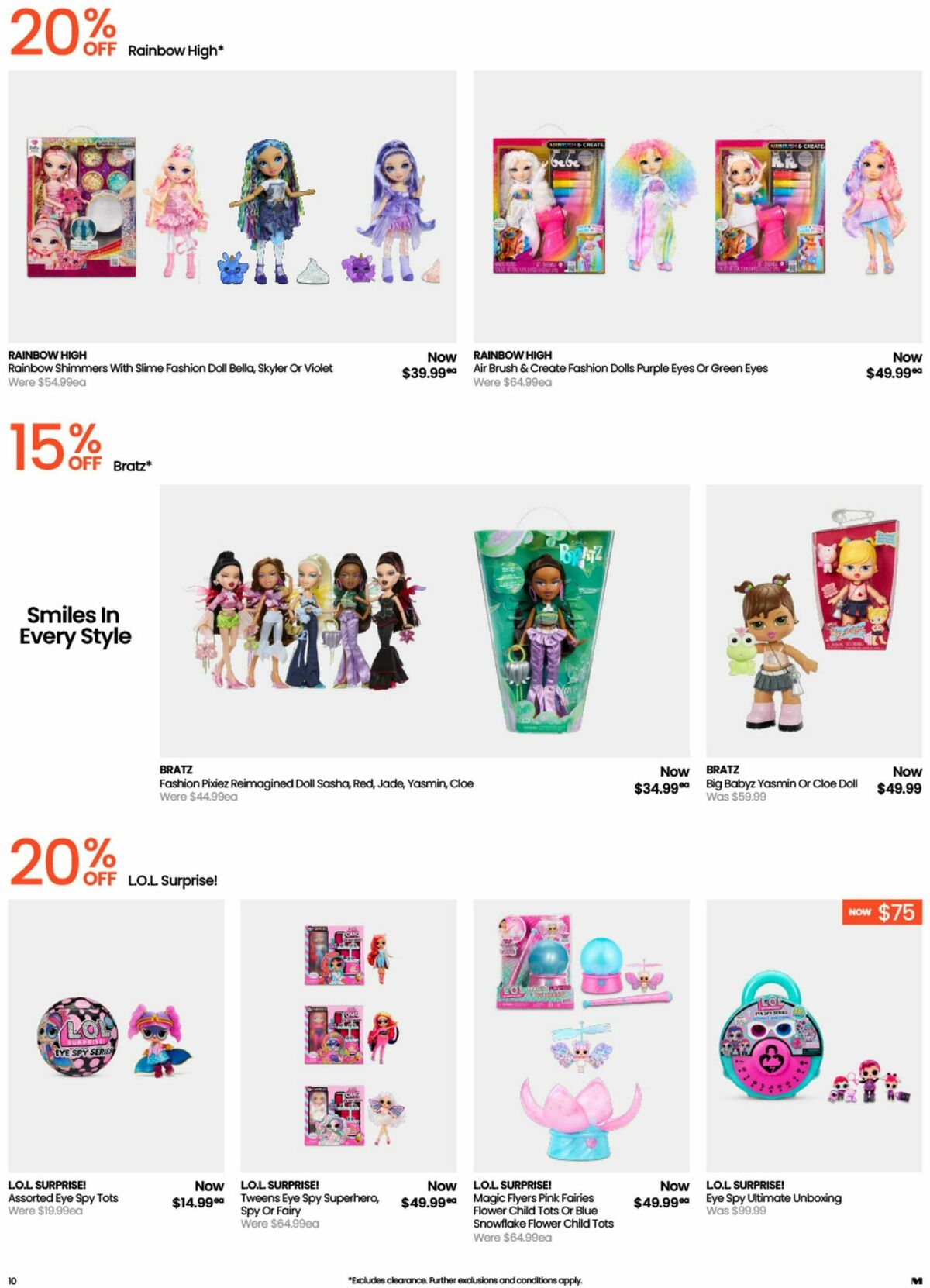 Myer Toy Sale Catalogues from 15 September