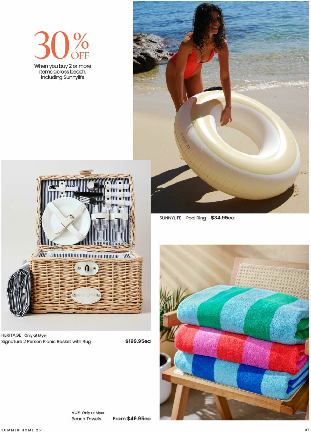 Myer Summer Catalogues from 14 October