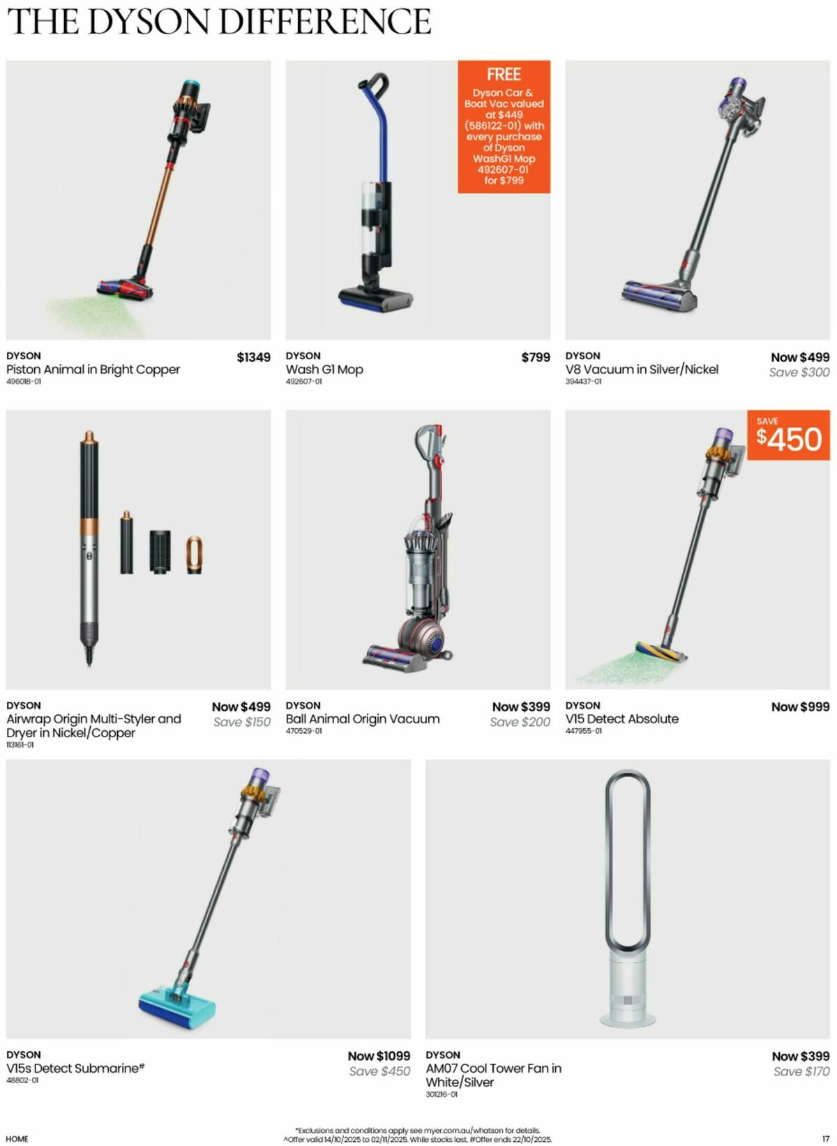 Myer Catalogues from 14 October