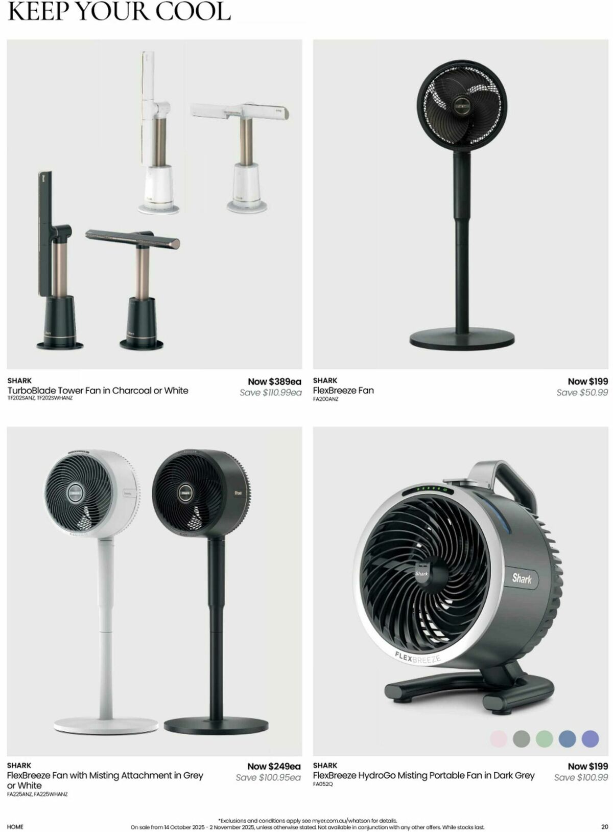 Myer Catalogues from 14 October