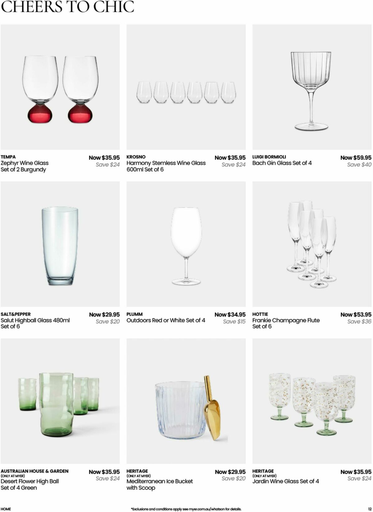 Myer Kitchen & Dining Home Essentials Catalogues from 14 October