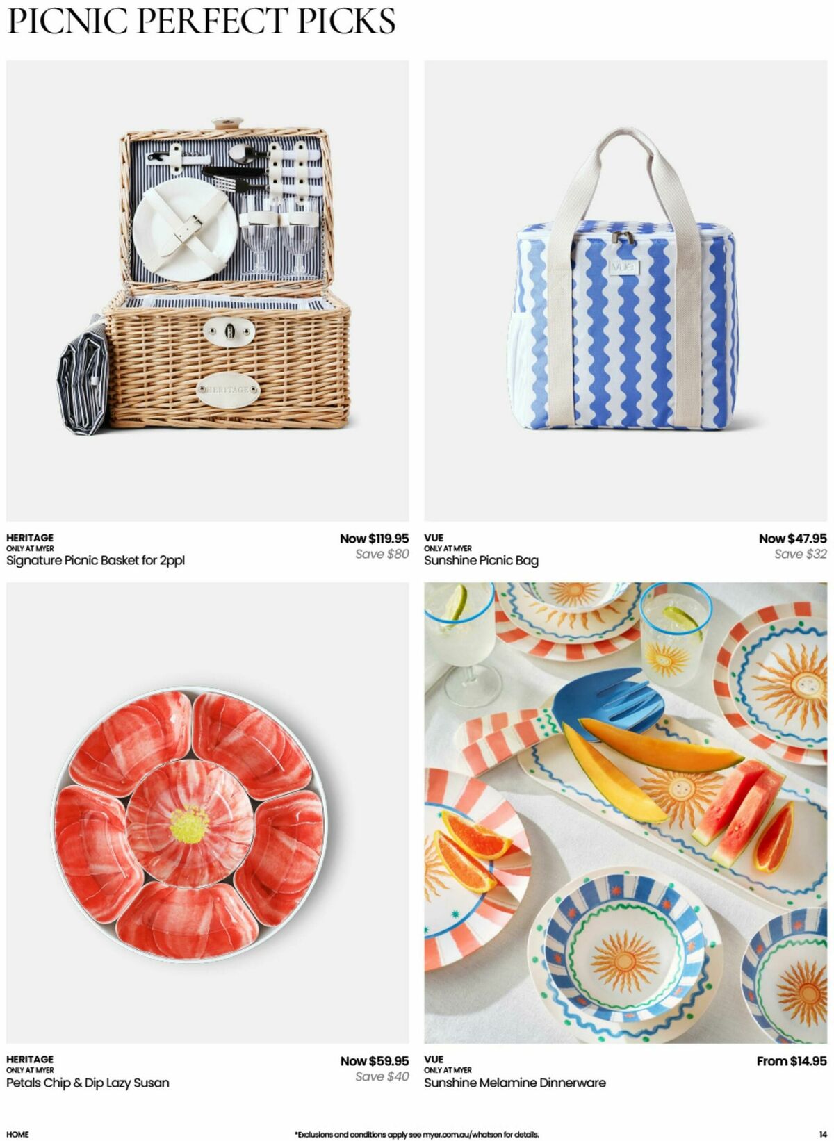 Myer Kitchen & Dining Home Essentials Catalogues from 14 October