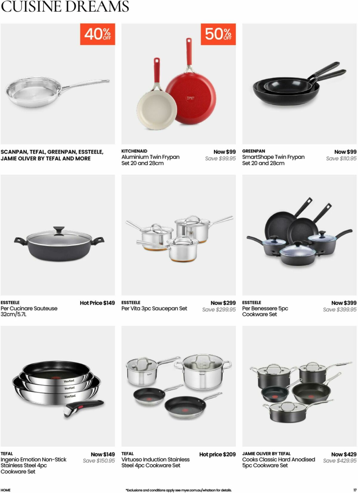 Myer Kitchen & Dining Home Essentials Catalogues from 14 October