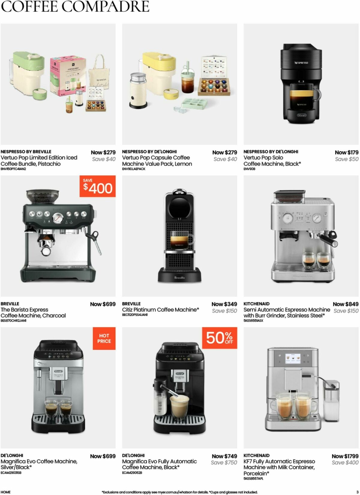 Myer Kitchen & Dining Home Essentials Catalogues from 14 October