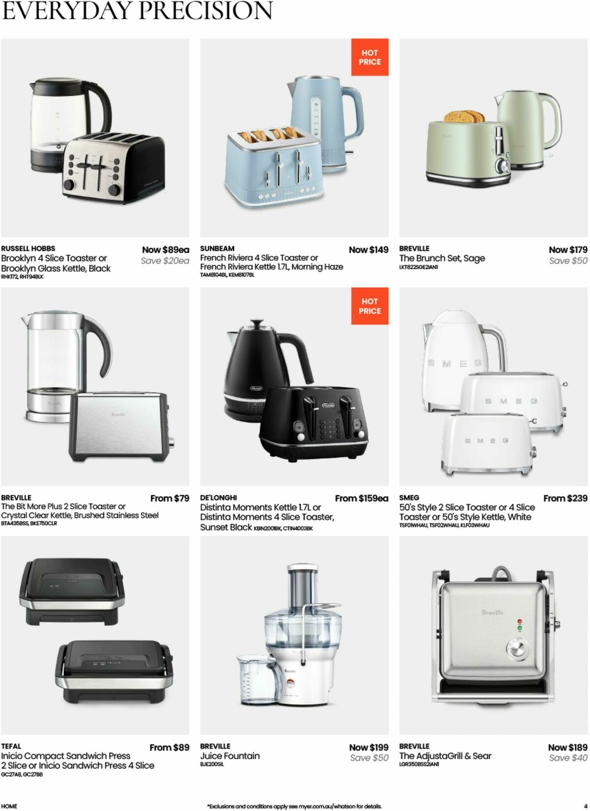 Myer Kitchen & Dining Home Essentials Catalogues from 14 October