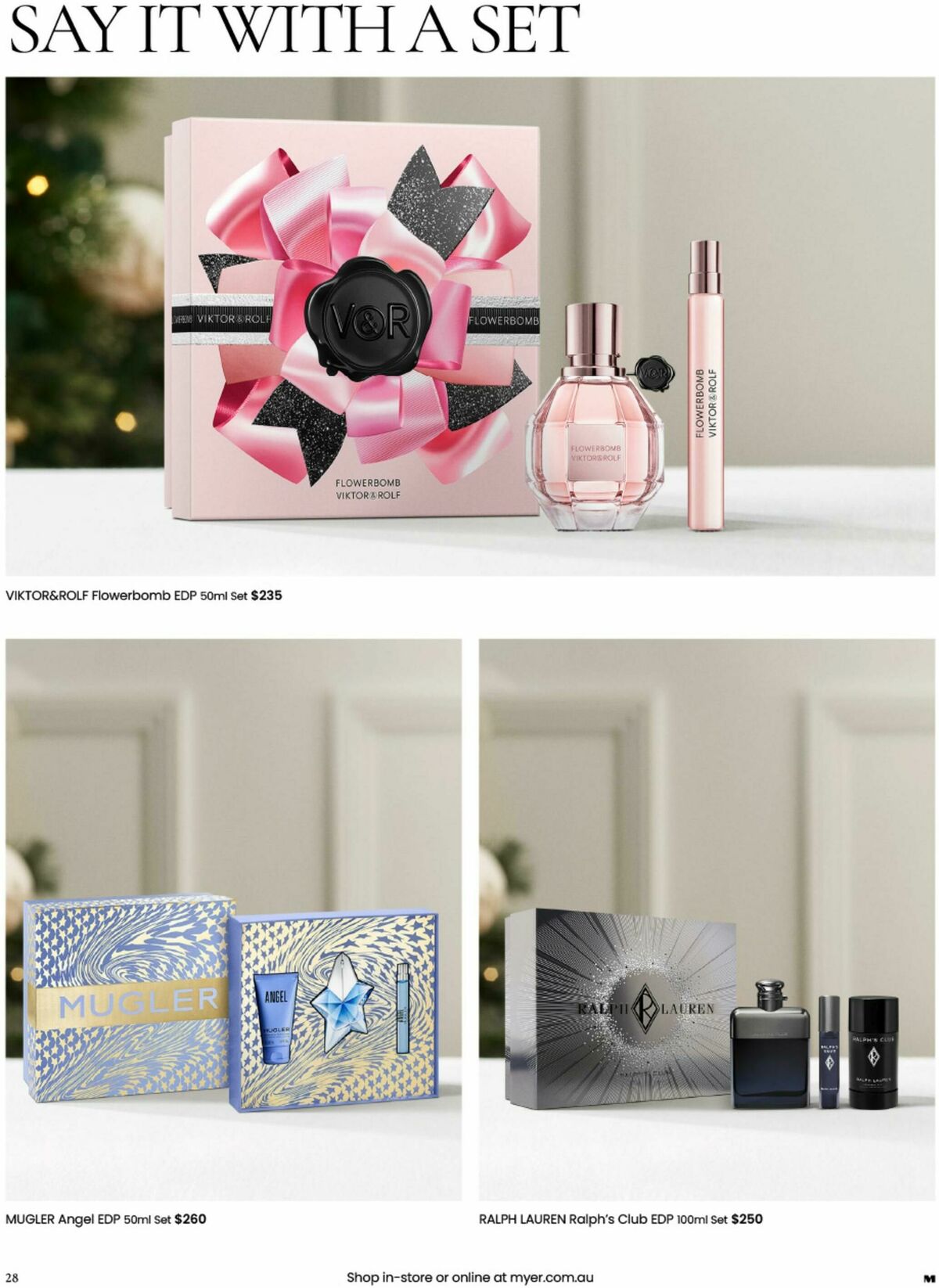 Myer Christmas Gift Guide Catalogues from 3 November
