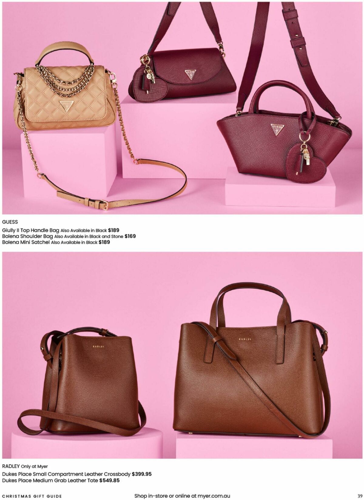Myer Christmas Gift Guide Catalogues from 3 November