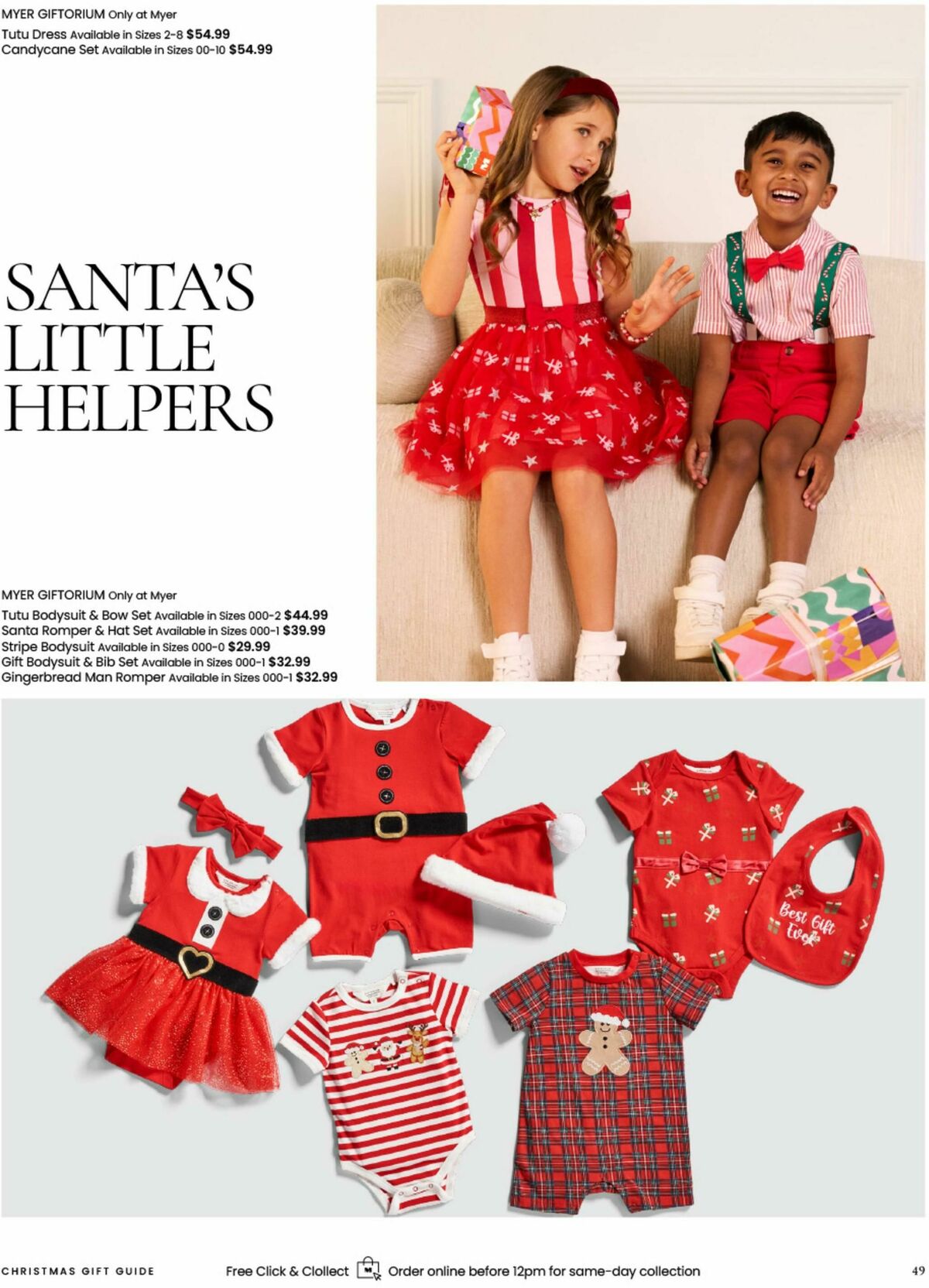 Myer Christmas Gift Guide Catalogues from 3 November