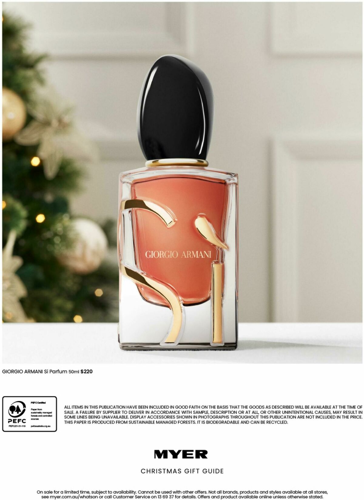 Myer Christmas Gift Guide Catalogues from 3 November
