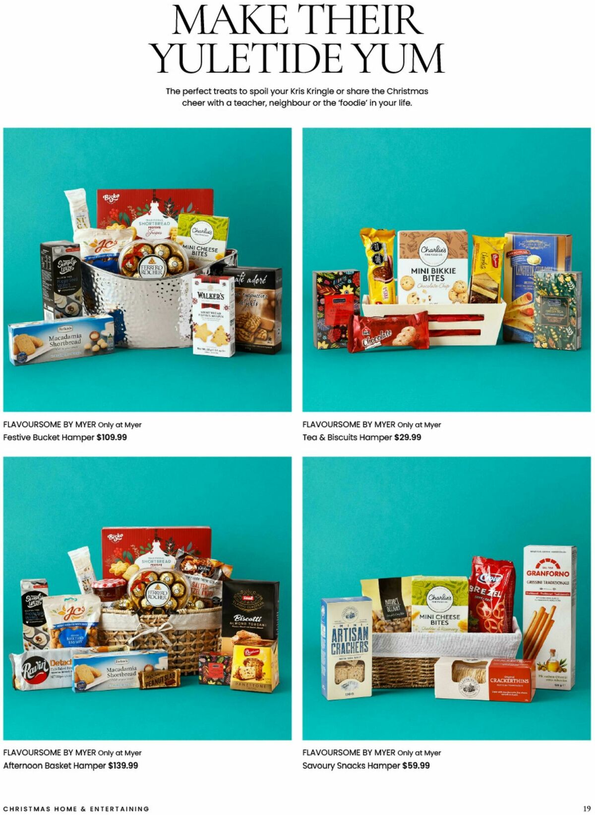 Myer Christmas Home & Entertaining Catalogues from 11 November