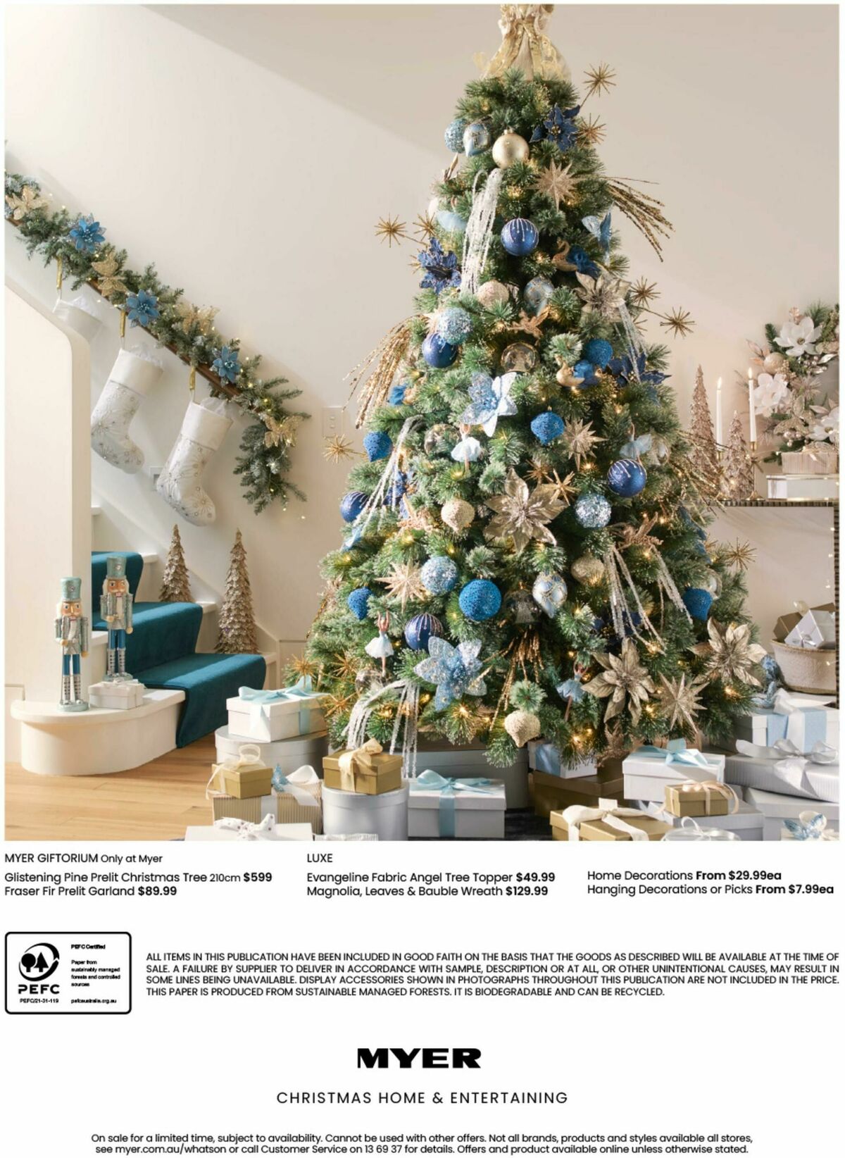 Myer Christmas Home & Entertaining Catalogues from 11 November